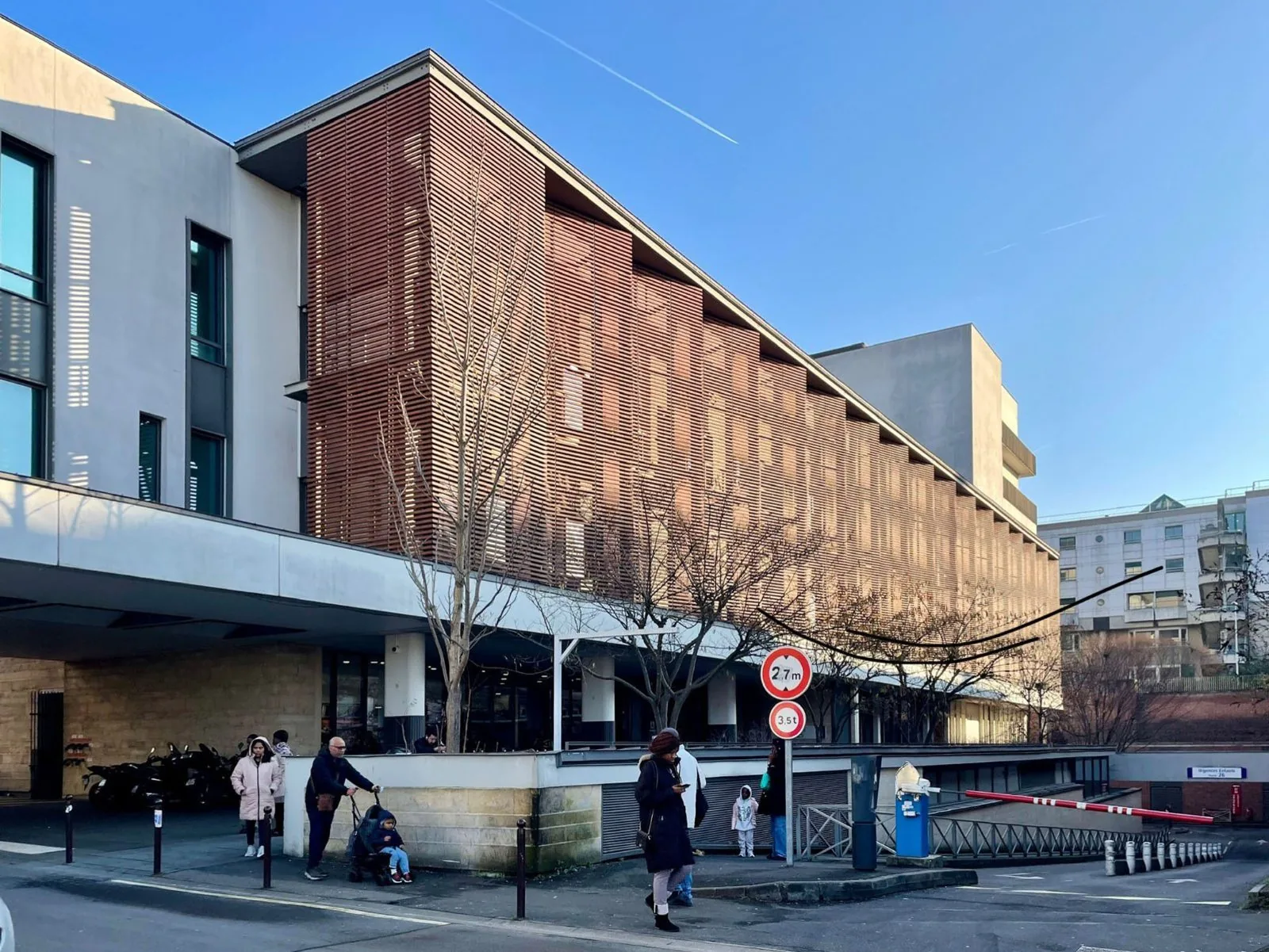 Hospital site studied by the engineering office